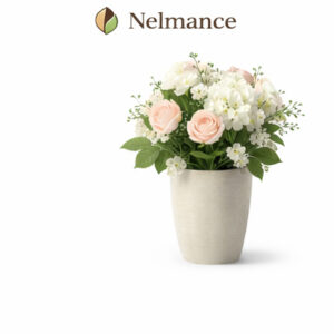 Artificial Flower Arrangement (Luxury Vase Set)
